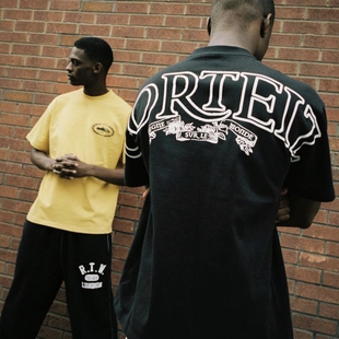 corteiz美式高街潮牌夏季男女同款字母印花宽松重磅纯棉短袖T恤衫