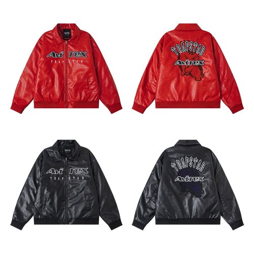 trapstar美潮秋冬刺绣夹克外套男