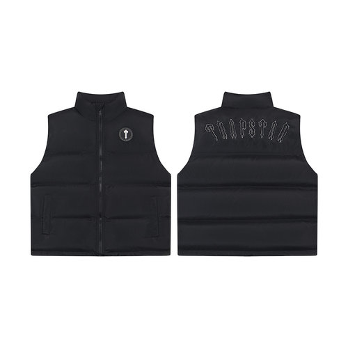 trapstar保暖棉服马甲背心外套潮