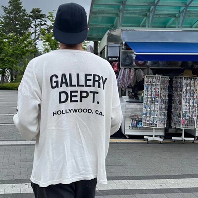 GALLERYDEPT美潮华夫格长袖T恤