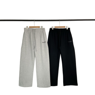 fog 高街潮牌字母徽章刺绣宽松加绒直筒休闲长裤 broken planet美式