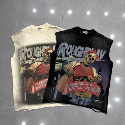 ROUGHPLAY美潮高街骷髅背心汗衫