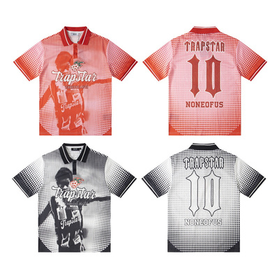Trapstar网眼透气短袖Polo衫球衣