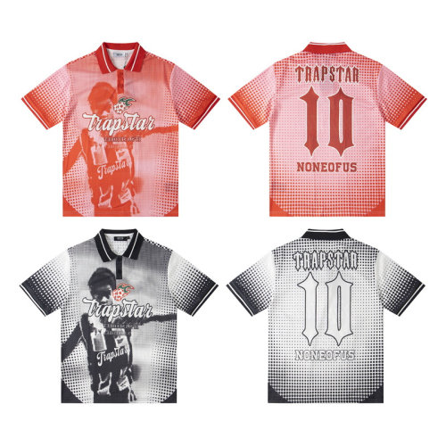 Trapstar网眼透气短袖Polo衫球衣