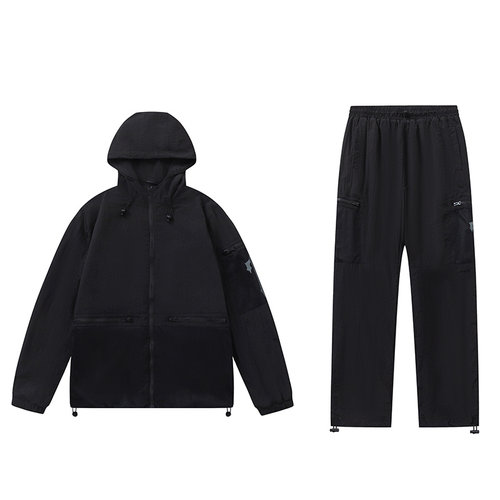 trapstar春秋冲锋衣外套长裤套装