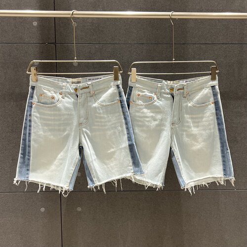 GALLERYDEPT美潮撞色牛仔短裤男