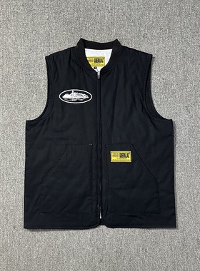 Corteiz Vest美潮秋冬休闲工装Drill风夹棉加厚马甲背心拉链外套