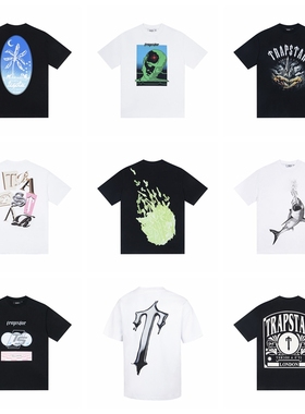 Trapstar T shirt美式高街嘻哈潮牌夏季男女同款宽松纯棉短袖T恤