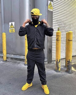 Trapstar小众美式潮牌春秋薄款工装设计运动休闲风衣外套长裤套装