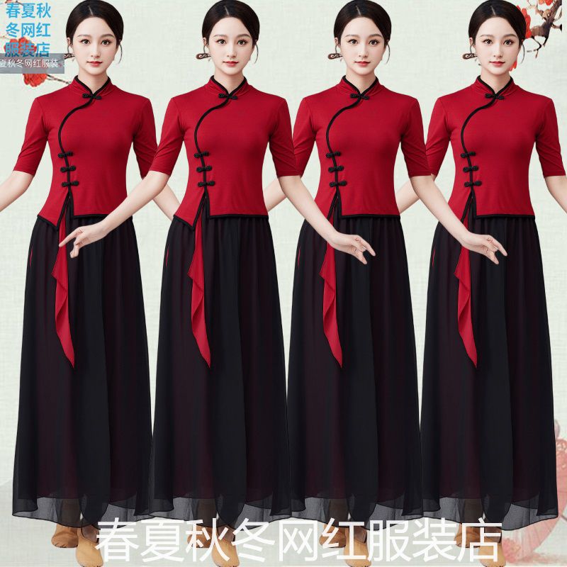 新款春夏广场舞服装套装