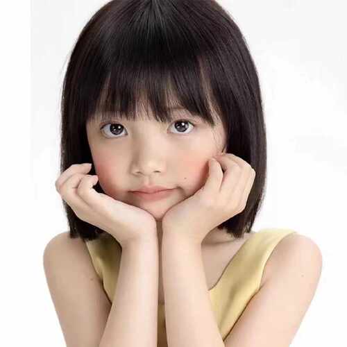 高端逼真儿童假发可爱