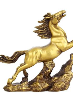 铜马工艺礼品摆件生肖铜跃马
