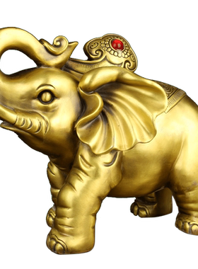 朴器黄铜铜五宝摆件中式