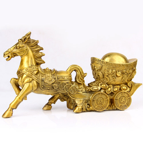 朴器日进斗金马拉车元宝