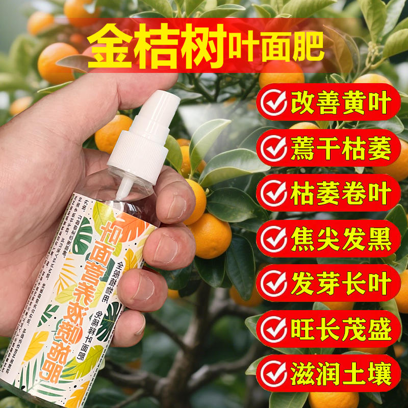 金桔专用肥料金桔树果树营养液氮磷钾有机肥盆栽种植土水溶化肥料