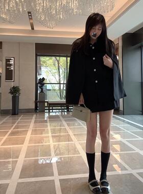 Sin boutique 极简美学气质双面呢冬富家女斗篷大衣千金风外套