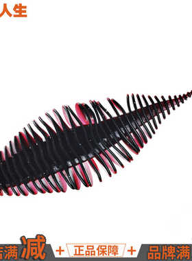 【渔阅人生】路亚猪皮虾软饵高比重螺纹虾缓沉无铅倒钓鲈鱼鳜鱼饵