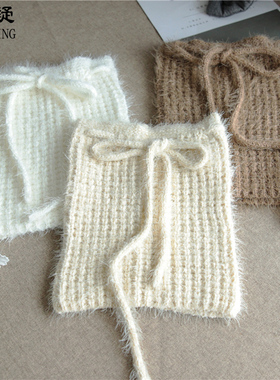 纯凝CN19036秋冬女士毛衣针织高领假领子 护颈椎保暖脖套围脖围巾