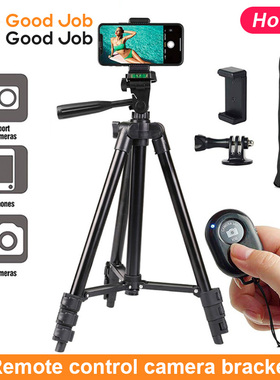 Tripod stand for Phone camera Holder mount Bluetooth remote
