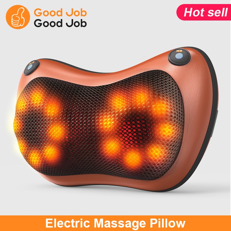 Electric Neck Massager Pillow Back Waist Massage pillow跨境