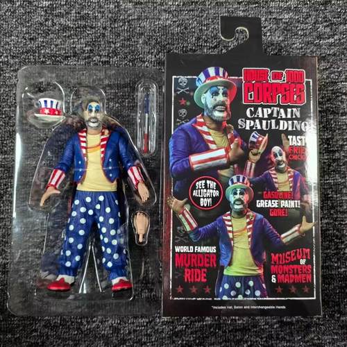 全新盒装现货NECA7寸关节可动人偶千尸屋斯帕尔丁船长燕尾服版本