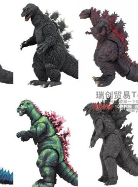 NECA 电影版哥斯拉 Godzilla1954 怪兽恐龙 关节可动手办模型现货
