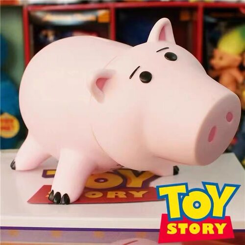 高品质Disney迪士尼玩具总动员小猪火腿hamm皮克斯储钱罐公仔手办