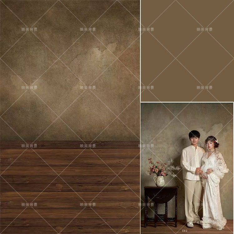 国风复古墙面纹理写真拍照背景布婚纱影楼直播商拍摄影道具背景纸