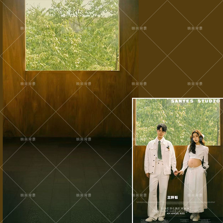 学院风格雷系室内写真拍照背景纸影楼直播商拍杂志摄影道具背景布