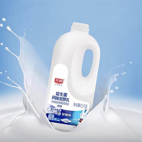 光明益生菌风味发酵乳大瓶装酸奶