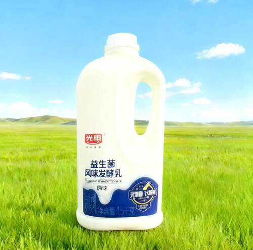 光明1.5kg大益生菌发酵乳水果捞
