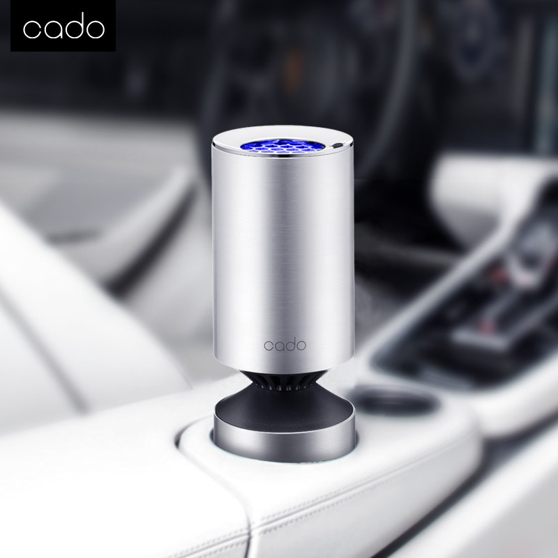 新车推荐cado车载空气净化器迷你型MP-C20U金属拉丝工艺