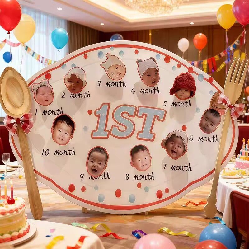 可摇晃婴儿成长纪念板照片墙KT宝宝满月百天周岁生日装饰布置套餐,节庆用品/礼品,装扮布置套餐,淘宝优惠券,粉丝福利购,淘宝优惠卷