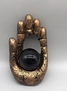 新款树脂开业新居球手掌单手球托底托球拖球架底座葫芦矿标支架