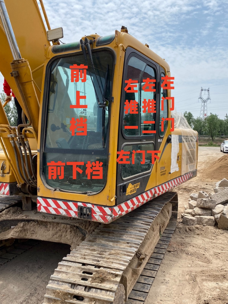 山东临工挖机6210/225e/250/300/360e驾驶室前档玻璃门窗推拉玻璃