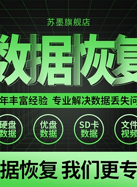 U盘内存SD卡视频文件损坏修复远程电脑机械移动硬盘数据恢复服务