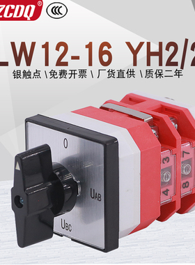 LW12-16 YH2/2三相电压测量切换电压表测试9.6912.2万能转换开关