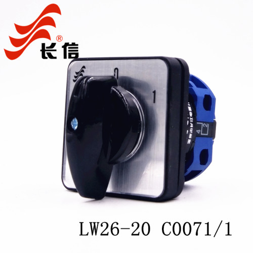 长信LW26-20 C0071/1 两档220V电源切断和面机C02/1万能转换开关