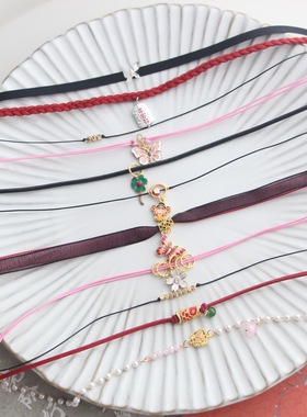 新中式锁骨链国风项链短款颈链