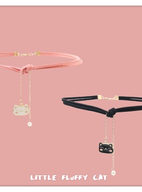 日系少女心可爱猫咪choke