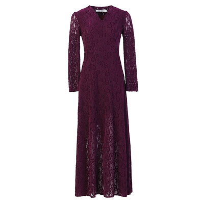 绿慕优雅淑女气质大摆收腰长裙