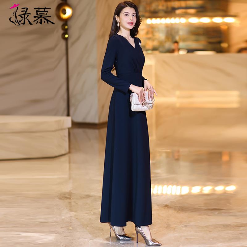 高级感气质2024新款显瘦长裙