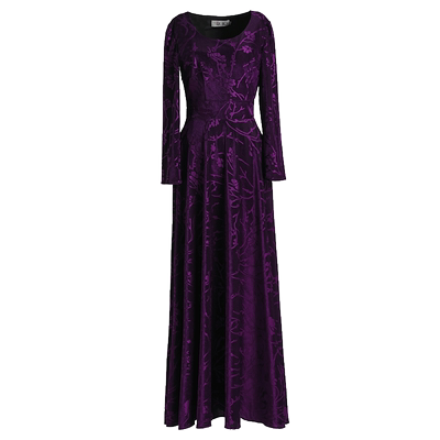 绿慕春秋季大摆收腰长裙