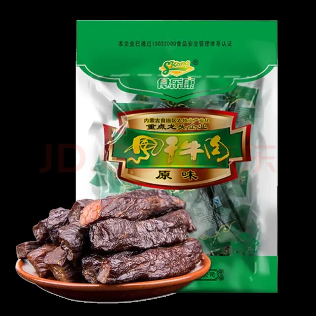 食乐康内蒙风干牛肉干手撕风干草原牛肉条特产小吃真空独立小包装