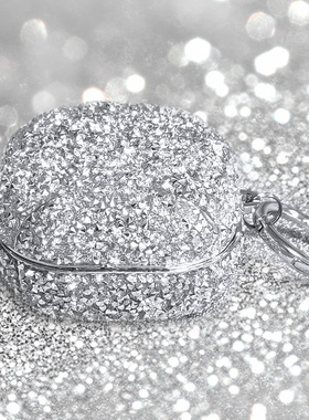 适用三星GalaxyBuds3 pro保护套三星buds2pro保护壳buds3闪钻硬壳