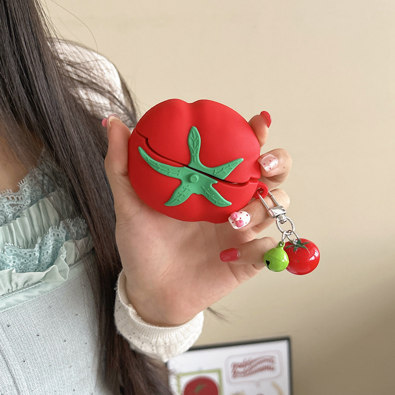 三星buds3硅胶耳机保护套番茄