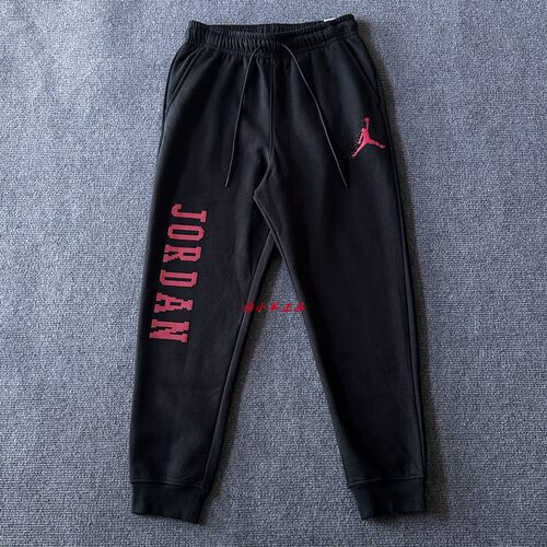 NIKE耐克男裤2024冬款加绒保暖JORDAN运动休闲收口长裤FD7468-010