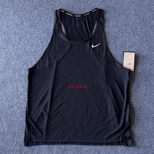 NIKE耐克男子夏季马拉松跑步健身运动休闲速干透气背心FN4230-010