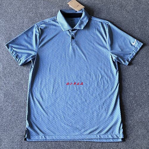NIKE耐克 DRI-FIT 男子高尔夫翻领休闲运动短袖T恤 FD5745-410