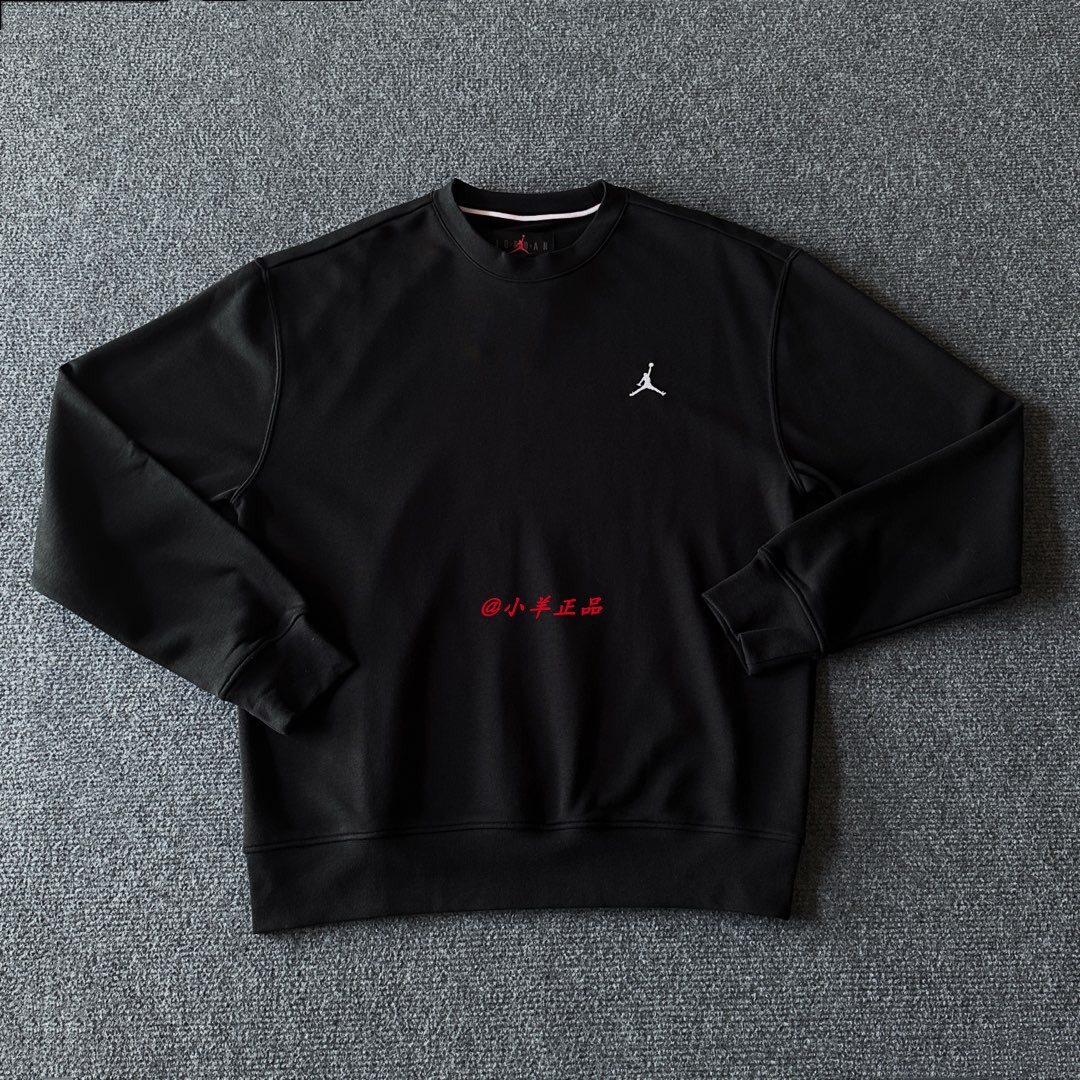 NIKE耐克圆领卫衣男装上衣运动服黑色休闲宽松套头衫FQ1865-010